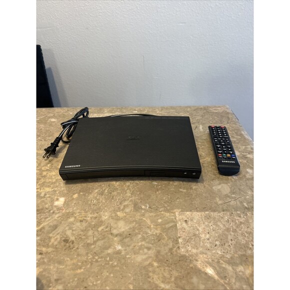 Samsung BDJ5100 Smart Blu-ray DVD Player Streaming Remote Curved Tested